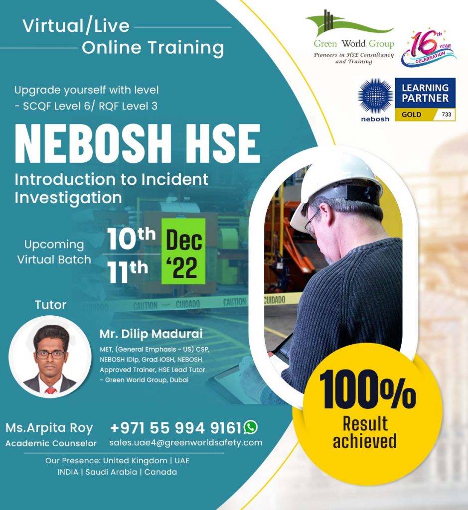 Incident Investigation Course in UAE