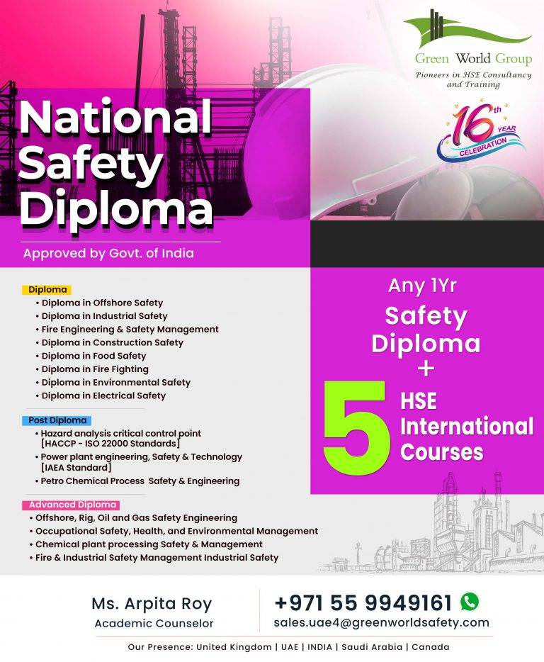 National Safety Diploma Course in UAE