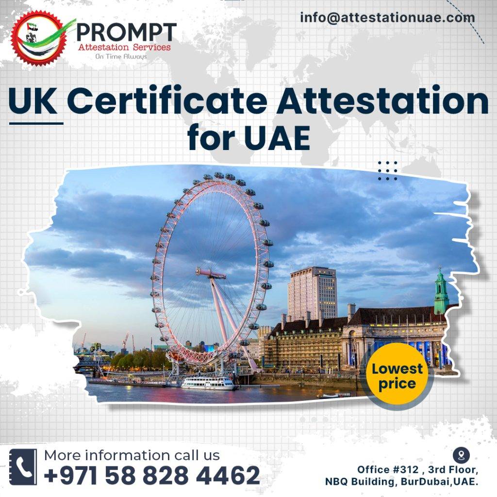 Certificate Attestation in UAE