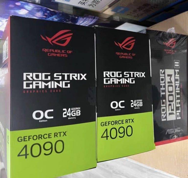 For Sale ASUS ROG Strix GeForce RTX 4090 OC 24 GB GDDR6X